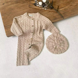 Pagliaccetto <span class=keywords><strong>invernale</strong></span> per neonati in maglia da bambino vestiti comodi maglieria per neonati - Product Image 4