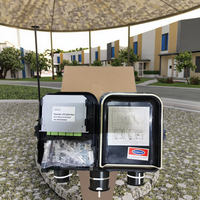 Boîte de distribution extérieure étanche 1x8 FTTH avec séparateur de câble à fibre optique réseau TCP à fibre optique montage mural FDB