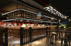 Trung Quốc Nhà Máy Irish Phong Cách Quầy <span class=keywords><strong>Bar</strong></span> Cổ Điển Pub <span class=keywords><strong>Bar</strong></span> Thiết Kế Quán Cà Phê Cửa Hàng Nhà Hàng Ăn Uống Nội Thất - Product Image 3