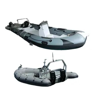 Baru Kualitas Tinggi Perahu Inboard Listrik Motor Hypalon Perahu Karet Hypalon Perahu Kain Listrik untuk Dijual