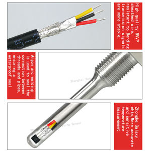 <span class=keywords><strong>Sensor</strong></span> de temperatura digital impermeável rosca <span class=keywords><strong>DS18B20</strong></span> aço inoxidável impermeável fio impermeável RVVP de alta qualidade - Product Image 2