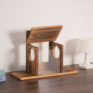 ที่ให้อาหารกระรอกไม้เนื้อแข็ง ติดผนังกลางแจ้ง สำหรับสวนและลานบ้าน - Product Image 4