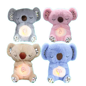 Ours respirant super doux, peluche loutre, audio lumineux, couette de couchage apaisante pour les anniversaires des enfants - Product Image 1