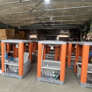 เครื่องทำความเย็นแบบระเหยติดผนัง 120 วัตต์ ประหยัดพลังงาน ผลิตจากพลาสติก สำหรับโรงงาน โรงอาหาร สนามบาสเกตบอล และสถานี - Product Image 1
