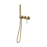 Filigrane Valve en céramique à double poignée Pistolet gris en acier inoxydable 304 Design moderne Ensemble de robinet de douche de salle de bain à montage mural