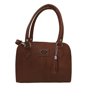 Bolso de Mano Fana Maribel Chedrn de Cuero Vacuno con Estampado Animal, Cierre de Solapa y Decoración de Borlas para Fiestas, Bolso para Mujer - Product Image 4