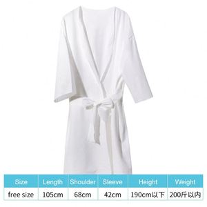 Peignoir jetable de haute qualité pour hôtel avec logo personnalisé Spa Pyjamas de voyage jetables pour hôtel - Product Image 4