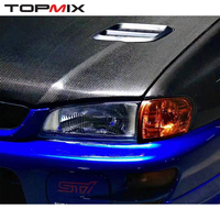 Pour capot moteur Subaru Impreza WRX STI GC8 avec prise d'air haute position capot haute performance en Fiber de carbone léger