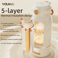 YOUHA Vente en gros de fournitures d'alimentation pour bébés de haute qualité, chauffe-biberon électrique portable USB pour bébé, chauffe rapidement, OEM pour nourrissons