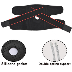 Yeni Kırmızı Çizgili Askılı Silikon Dizlik, Kayak ve Diğer Durumlarda Kullanıma Uygun, Rahat ve Kaymaz Bir Dizliktir. - Product Image 3