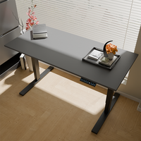 Bureau Électrique Monomoteur Intelligent et Esthétique, Multifonctionnel pour le Bureau et la Maison, à Hauteur Réglable
