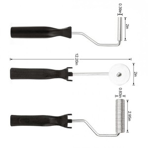 Bộ Con Lăn Sợi Thủy Tinh Hợp Kim Nhôm Chất Lượng Cao Con Lăn Cán Bong Bóng Sợi Thủy Tinh Có Tay Cầm ABS Cho Công Việc Nhựa FRP GRP - Product Image 1