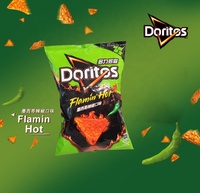 Taiwan Doritos Chips Mexico Flamin Hot Corn Chips Vlokken Snacks Gepofte Exotische Snacks Doritos 90G