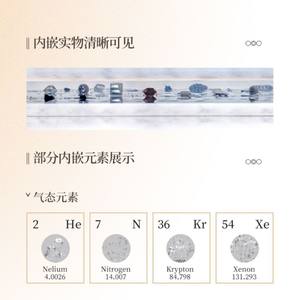 Tabla Periódica de Acrílico con 83 Muestras de Elementos, Modelo Científico Grabado con Láser para Decoración del Hogar o Exhibición en el Aula - Product Image 2
