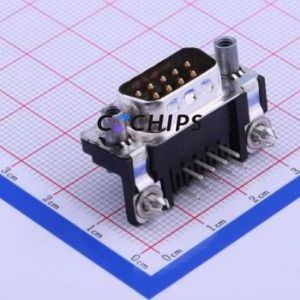 5747840-6 D-Sub/VGA Connector Bent Lead Through Hole Connector Male 9P Right Angle Insert 2 - Product Image 1