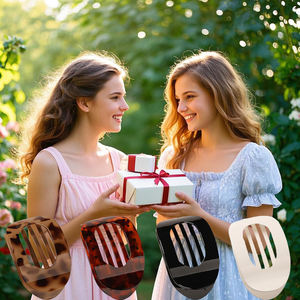 ปิ่นปักผมพลาสติกเรซินเรขาคณิตสำหรับผู้หญิงเกาหลีอุปกรณ์เสริมผมกิ๊บปากเป็ดเคลือบ - Product Image 2