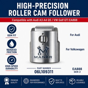Conjunto de Rodillos de la Bomba de Inyección de Combustible MANER 06L109311 06H109311B para VW Audi EA888 Gen2 Gen3 1.8T 2.0T con 18 Meses de Garantía - Product Image 5