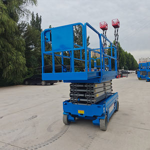 Pengangkat gunting untuk konstruksi dekorasi-<span class=keywords><strong>Platform</strong></span> kerja udara seluler dan nyaman untuk penggunaan dalam & luar ruangan - Product Image 4