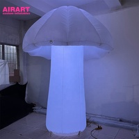 Ballon gonflable en forme de champignon pour faire de la publicité, décoration réaliste