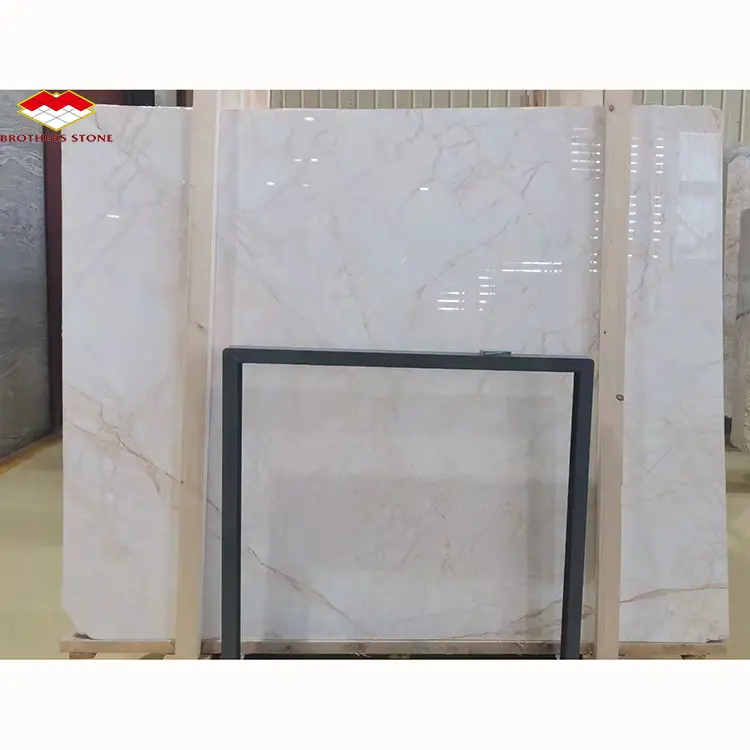 Customized marble product golden spider onyx marble low price tile gold veins white marble
