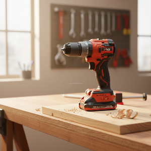 <span class=keywords><strong>Taladro</strong></span> de Impacto Profesional Inalámbrico de 20V y 13mm, Juego de Herramientas Eléctricas Inalámbricas, Kit de <span class=keywords><strong>Taladro</strong></span> Inalámbrico para Perforar Madera, Concreto y Metal - Product Image 6