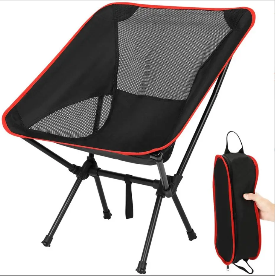 Factory Outdoor Portable Foldable Adjustable Heated High Back Camping Moon Chair For Hiking B-HWJ101