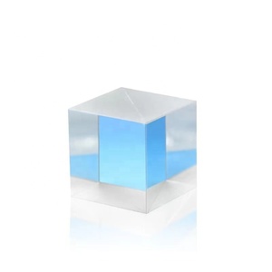 China Factory Optical Glass Bk7/k9 Cube Dichroic Dispersion Optical Beam Splitter Prism For Projector Spectrometer Experiment - Product Image 1