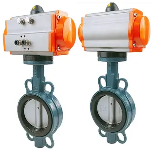 JRVAL Pneumatic Butterfly Valve Dn150 Cheap Actuator Dn80 Butterfly Valve