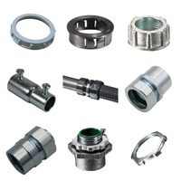 Glandes de câble d'entrée non blindées en laiton nickelé de haute qualité LCG, Flex Lock, étanches IP66, basse tension, compression simple