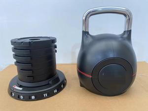 7 in 1 Adjustable Steel <strong>Kettlebells</strong> <strong>10kg</strong> Custom Logo OEM Free Weights Dumbbell Grip Unisex Home Gym Use - Product Image 5