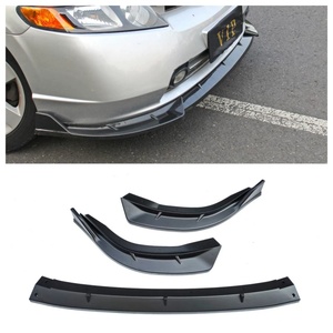 Welta - Spoiler avant inférieur - Installation simple - Durable - Élégant - Kit de garniture de pare-chocs extérieur - Compatible avec <span class=keywords><strong>Civic</strong></span> 8e génération <span class=keywords><strong>2006</strong></span>-2011 - Product Image 1