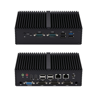 K10922X Mini PC processeur Ultra Compact N100 6 RS-232 VGA PS2 Triple M.2 emplacements PC industriels intégrés sans ventilateur