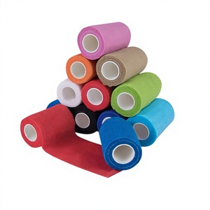 Benda Elastica Autoadesiva Non Tessuta BD50 <span class=keywords><strong>per</strong></span> <span class=keywords><strong>Protezione</strong></span> di <span class=keywords><strong>Dita</strong></span> e Polsi e Cura delle Zampe degli Animali Domestici, Unisex, Vendita all'Ingrosso - Product Image 1