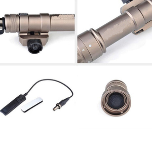 500 Lumens M600W Strobe Đèn Pin Chiến Thuật Scout Ánh Sáng Săn Bắn Sáng Spotlight Với Áp Lực Chuyển Đổi Phù Hợp Với 20Mm Đường Sắt - Product Image 5