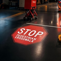 Projecteur de signalisation de sécurité LED Gobo personnalisé pour la projection de zones dangereuses au-dessus de la grue, avertissement au sol, zone à accès restreint pour le personnel