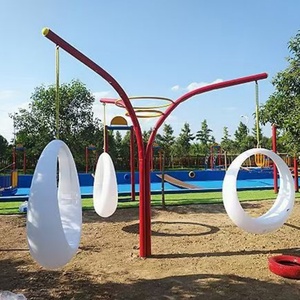 Altalene a forma di <span class=keywords><strong>luna</strong></span> per la decorazione del giardino all'aperto con energia solare a mezzaluna sedia a dondolo a LED Swing - Product Image 1