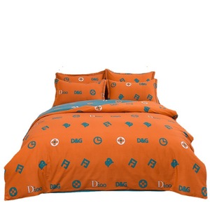 Electricity Four-Piece Bedding Set Cotton Reactive Printing Duvet Cover Pillowcases Sheet Set For Student Dormitories - Product Image 5