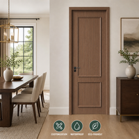 Porte intérieure contemporaine en MDF résistant à l'humidité et aux rayures, en MDF mélaminé pour la maison, le bureau et le commerce