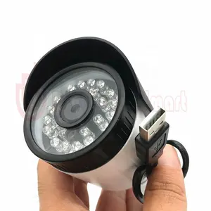 DingDangSmart 5MP Mini Infrared Bullet Outdoor USB Camera Waterproof Night Vision 24pcs IR leds for cctv used