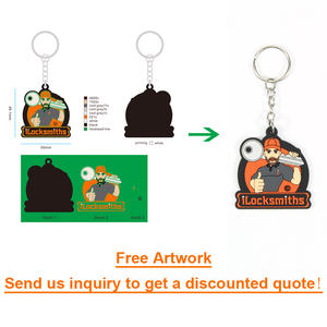 Hadiah Bisnis Promosi untuk Gantungan Kunci Logo Kustom 2d 3d Gantungan Kunci Pvc Gantungan Kunci Personalisasi Gantungan Kunci Karet Lembut Kustom - Product Image 4