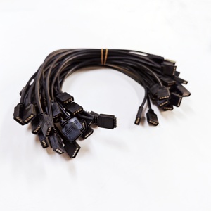 ตัวแยกสัญญาณการซิงค์ <span class=keywords><strong>RGB</strong></span> สำหรับเล่นเกมคอมพิวเตอร์ตัวเชื่อมต่อแถบไฟ LED สำหรับถ่ายโอนข้อมูลฮับสำหรับเล่นเกมต่อขยายสายเคเบิล4Pin ขนาด5V สายต่อ arBB - Product Image 6