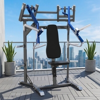 Équipement de musculation professionnel à charge libre Iso-Lateral Super Incline Chest Bench Press Machine MND-SG01