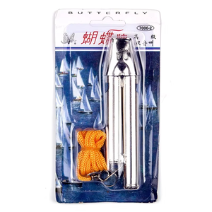 <span class=keywords><strong>Sifflet</strong></span> en métal en acier inoxydable à trois tons et deux tons de l'<span class=keywords><strong>arbitre</strong></span> de jeu de basket-ball - Product Image 3