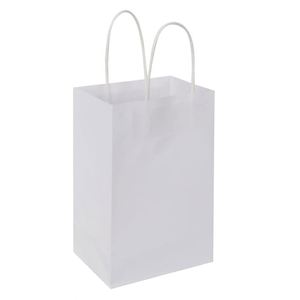 Bolsas de Papel Kraft para Comida para Llevar KM Coffee Food, Bolsas Grandes de Papel Kraft para Comestibles con Asas - Product Image 1