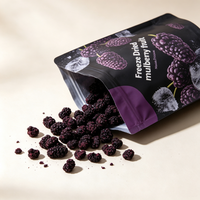 Private Label Natuurlijk Gedroogd Moerbeibes Fruit Zonder Toegevoegde Suiker, Groothandel FD Moerbeibes Fruit