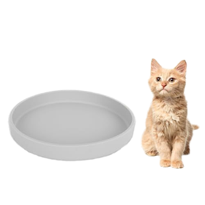 Customizable rodada Oval Silicone Pet Bowl Fácil de Limpar Pequeno Tamanho Gato e Cão Alimentação Bowl - Product Image 1