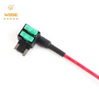 Adaptador de Fusible MICRO2 Impermeable IP67, AB10N 5A-30A 16-22AWG para Instalación de Amplificador de Audio para Automóvil