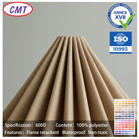 Tissu Oxford 100% polyester enduit de PU TPU PVC pour tente et imperméable