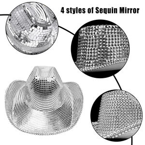 Toptan Rhinestone aynalı parti maskeleri cadılar bayramı maskeli festivali için tam veya yarım yüz seçenekleri - Product Image 6