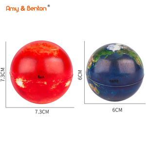 Balle anti-stress Système Solaire pour Enfants et Adultes, Planètes Solaires en PU, Jouet Spatial Doux de Haute Qualité, Personnalisable - Product Image 4